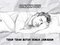 Bagaimana cara melepaskan beban pikiran sebelum tidur